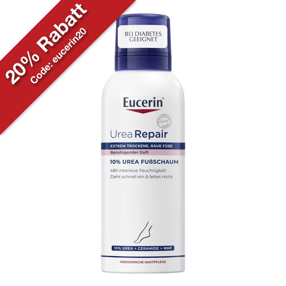 Beiersdorf AG Eucerin Eucerin UreaRepair 10% Urea Fußschaum 17200737