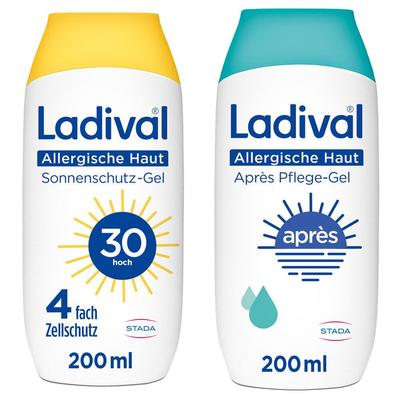 Ladival allergische Haut Set 2x200 ml Gel