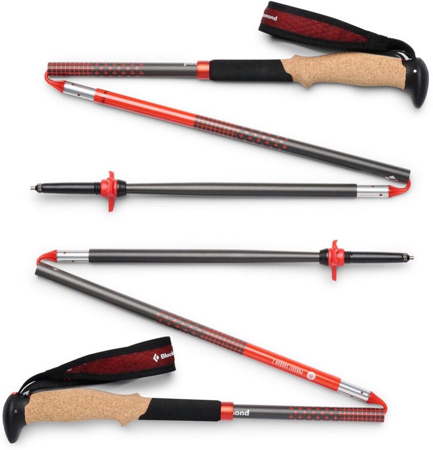 Black Diamond Pursuit Carbon Z Poles Vandrestave (Unisex) - Octane, 125 Cm