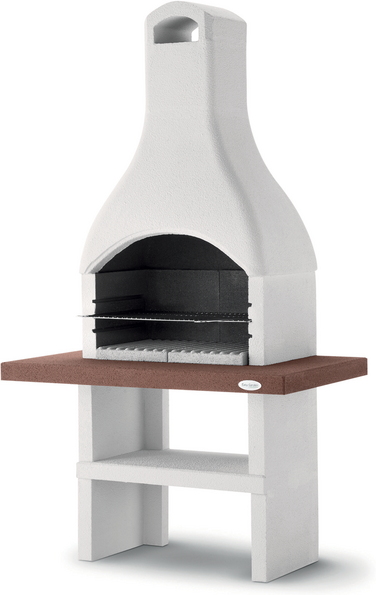 Palazzetti Oslo 2 - Grillkamin aus Beton - Grillrost 68x40 cm