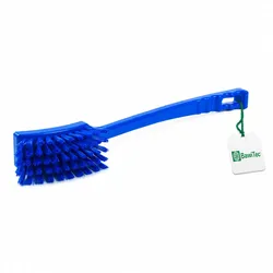 Profi Industrie Hygiene Bürste Stielbürste Lang blau einteilig Reinigungsbürste Hygienebürste Kunststoffbürste