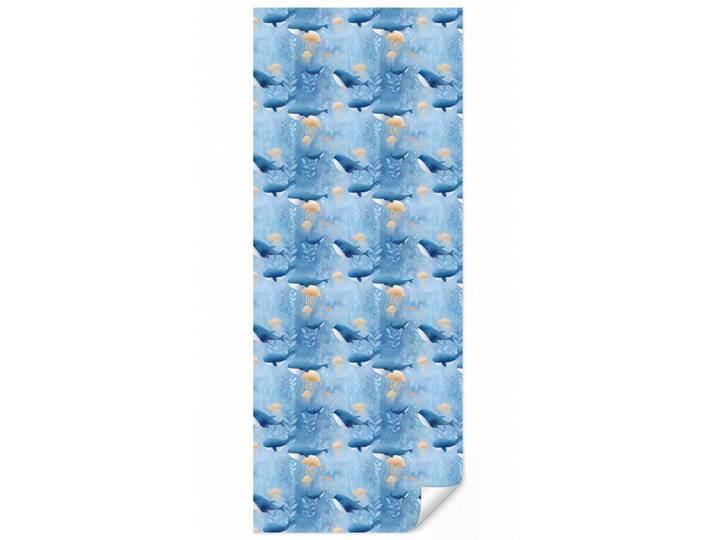 OnlyWow Kindertapete - Wale - Ozean - Blau - 100x240 cm, Papier, Rechteckig, 100x240 cm, Tapeten & Wandverkleidungen, Vliestapeten