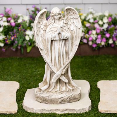 Northlight "Praying Angel Outdoor Garden Statue - 17"""