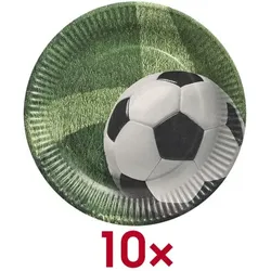 Papstar Pappteller »Soccer« rund Ø 23 cm 10 Stück weiß