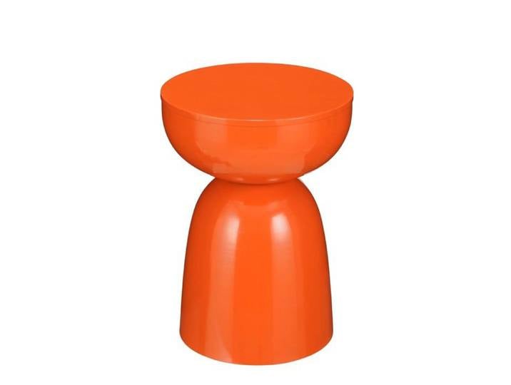 Mica Decorations Table d'appoint Elliott - 32x32x45 cm - Fer - Orange