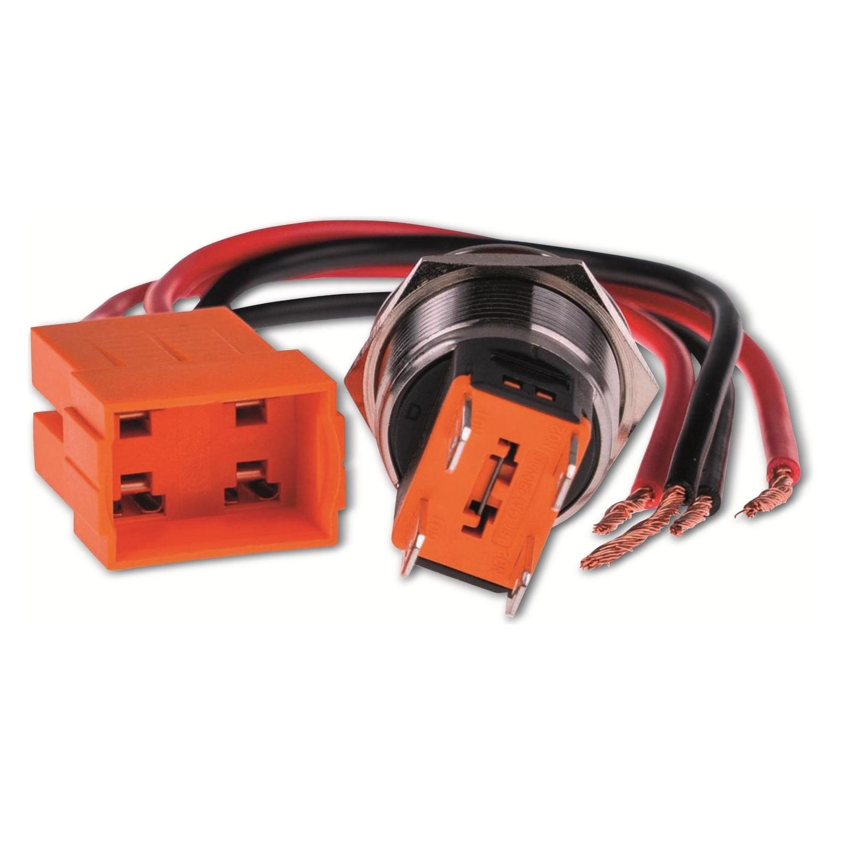 Joy-it BUTTON22A-L-GR Tastschalter 250 V/AC 15 A 1 x Ein/Aus IK10, IP67 tastend 1 St. (BUTTON22A-L-GR)
