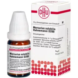 MERCURIUS SOLUBILIS Hahnemanni D 200 Globuli 10 g