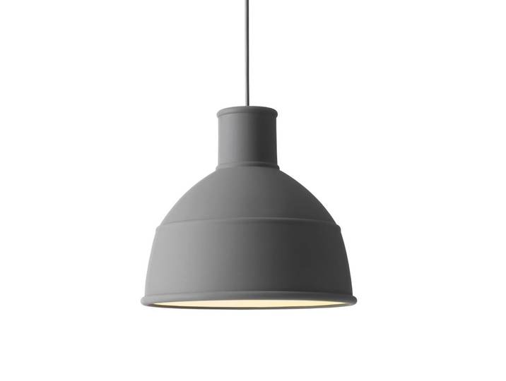 Unfold Pendelleuchte Dark Grey - Muuto - Wohnzimmer - Design - Kunststoff