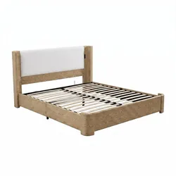 POLSTERBETT Beige Samt King Size 190X200 Stauraumbett mit LED & Gaslift