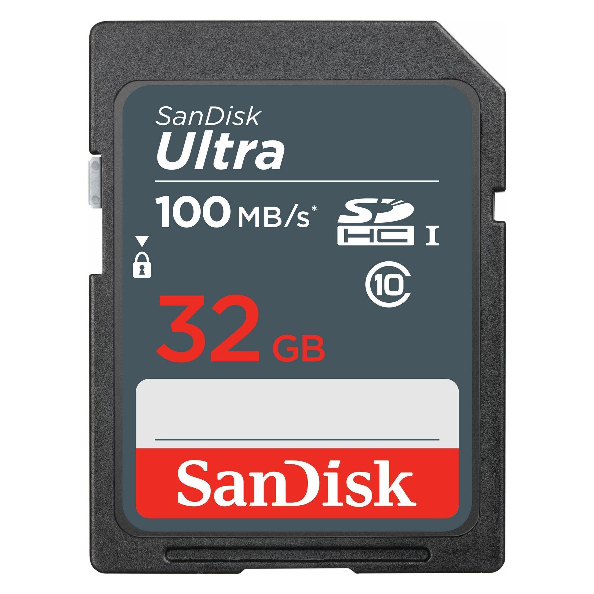 Sandisk Ultra (32 GB, SDHC, U1, UHS-I) (SDSDUNR-032G-GN3IN)