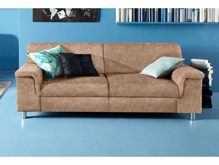 2,5-Sitzer HOME AFFAIRE Jamie zeitlos elegant, klares Design, komfortabel , braun (café), B:190cm H:72cm T:80cm, Sofas, 2 5-Sitzer