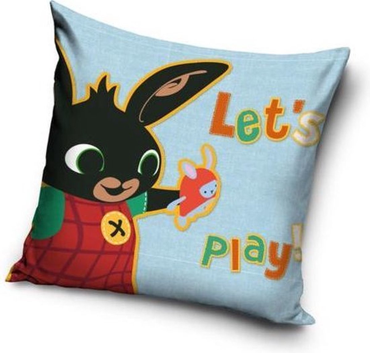 Bing Bunny Bin het Konijn Sierkussen met rits - 40 x 40 cm