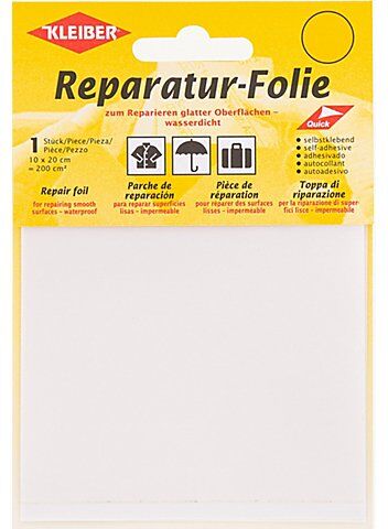Kleiber Reparatur-Folie, transparent, 10 x 20 cm