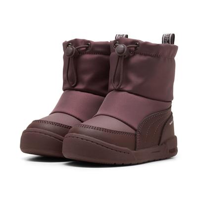 Winterboots PUMA "MULTIFLEX 2 BOOT AC INF", Mädchen, Gr. 23, rich cocoa, chocolate fondue, Textil, Schuhe Winterboots, für Sportmode, Wintermode und Outdoormode, knöchelhoher Schnitt