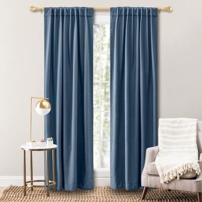 Ricardo Trading Grand Pointe Premium Dotted Rod Pocket w/Back tabs Curtain Panel