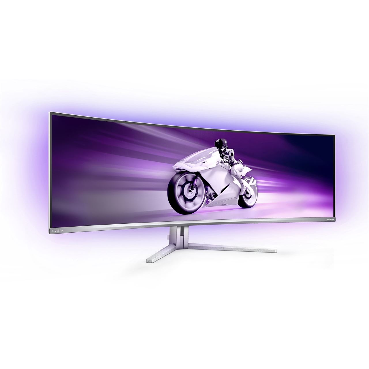 49" (124,46cm) Philips Evnia 8000 49M2C8900 Weiß 5120x1440 1xDisplayPort 1.4 / 1x USB-C mit Displayport / 2x HDMI 2.1