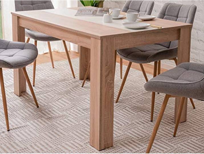 möbelando Esszimmertisch Küchentisch Esstisch Holztisch Speisetisch Tisch Naperville II