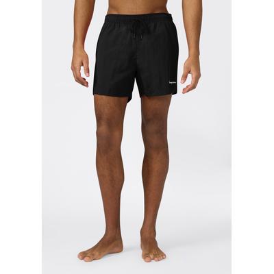 Badeshorts CHAMPION "Beachshort Standard Fit", Herren, Gr. L, N-Gr, schwarz (nbk), Web, Polyamid, Badehosen Badeshorts, schnelltrocknendes Material, aus Polyamid, bequeme Passform
