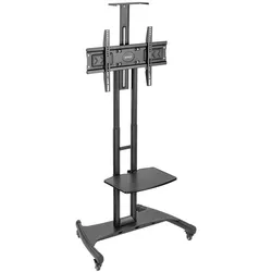 SpeaKa Professional SP-TVC-710 TV-Rollwagen Neigbar Schwenkbar 81.3 cm 32 (32" - 75"), TV Ständer, Schwarz