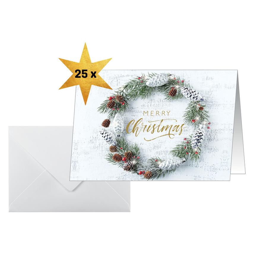 Sigel Weihnachts-Karten (inkl. Umschläge) (25 Stk.) (DS089)