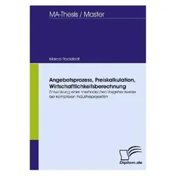 Angebotsprozess, Preiskalkulation, Wirtschaftlichkeitsberechnung, Fachbücher von Marcel Rockstedt