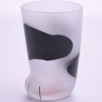PetsAreLife Cat Paw Cup Black & White