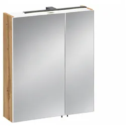 Tchibo - Spiegelschrank »Cottage« - 60x16x74,4cm - braun -