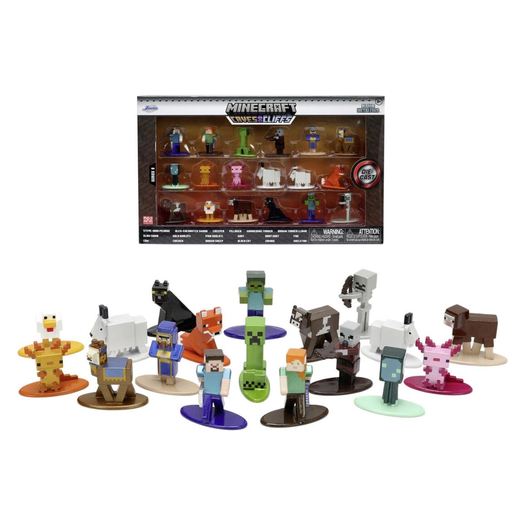 Jada Minecraft Multi Pack Nanofigs, Wave (9333694314R00)