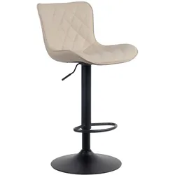 CLP Barhocker Emma Kunstleder   Farbe: creme, Material: Kunstleder
