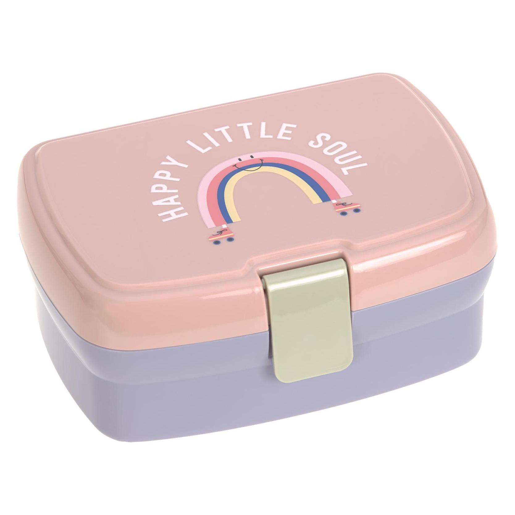 Lassig Brotdose Kinder Regenbogen Rosa Lila (12100367015)
