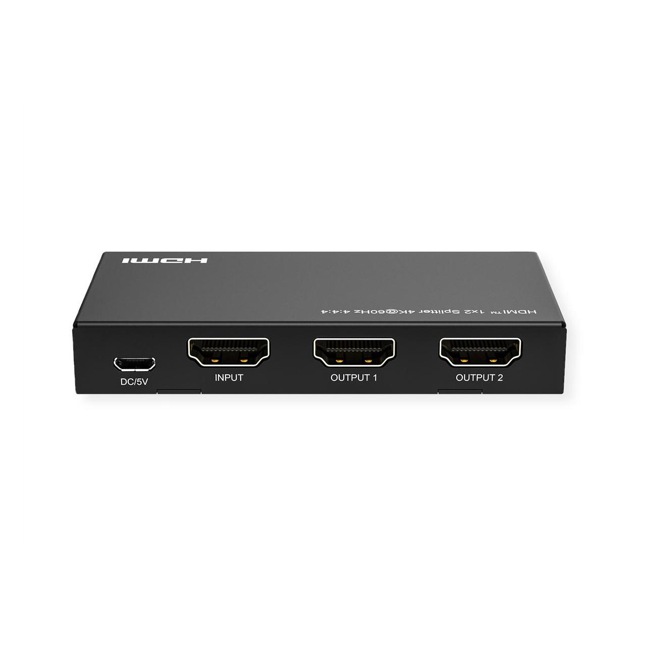 Value HDMI Splitter 1x2, 4K60Hz (14.99.3583)