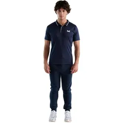 Mouratoglou, Herren, Sportshirt, Match Classic (M), Blau, M