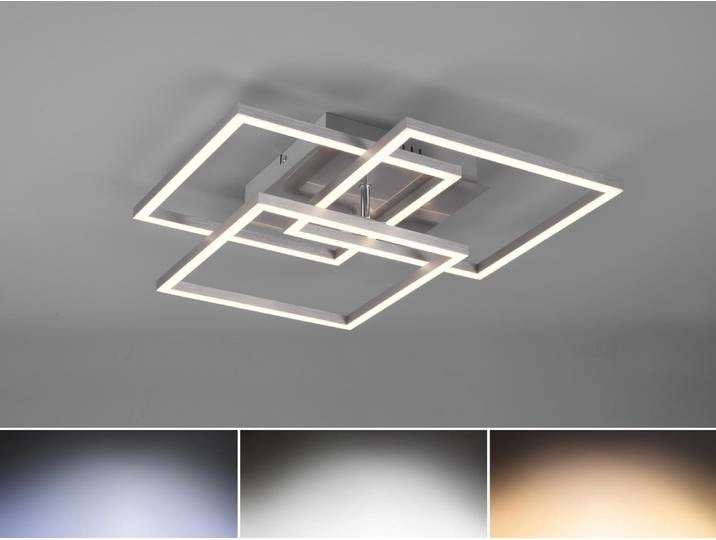 Reality LED Deckenleuchte Mobile nickel matt Fernbedienung