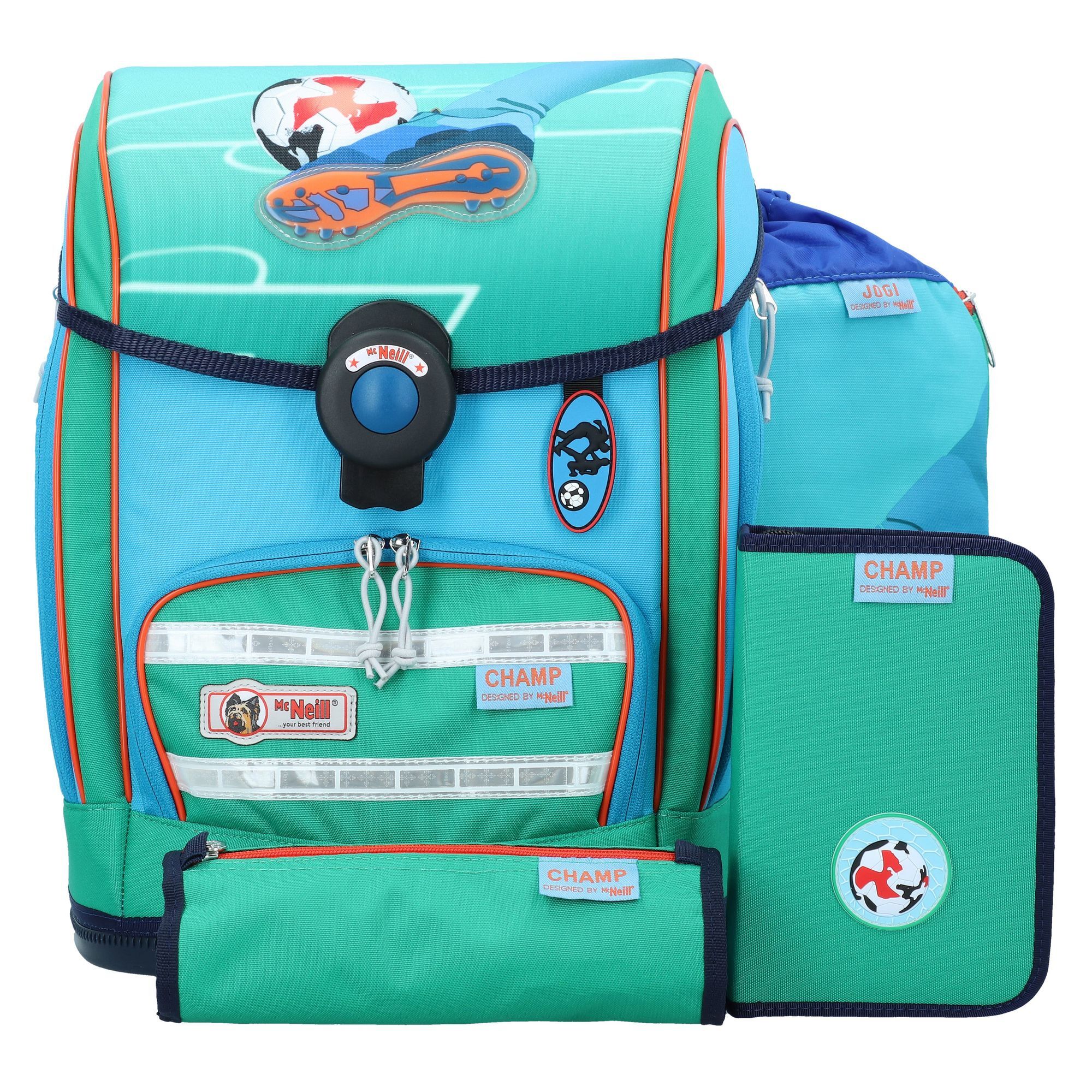 McNeill Schultaschen Sets Ergo Explorer 4-tlg. Farbe: champ (grün)
