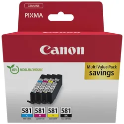 Canon, Druckerpatrone, CLI-581 Ink Cartridge C/M/Y/BK (BK)