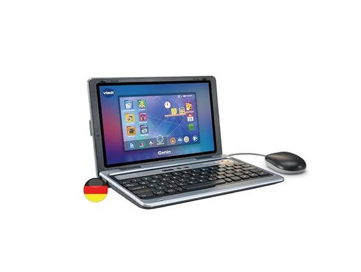 VTech Genio Lernlaptop XL - 7 LCD-Bildschirm, 40 Lernspiele