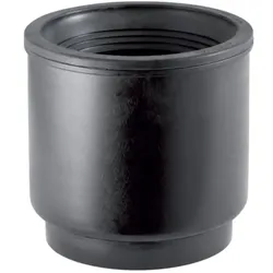 Geberit Pe Anschlussmuffe 367868161 PE-HD, DN 100, lang, mit Manschette, für Stand-WC