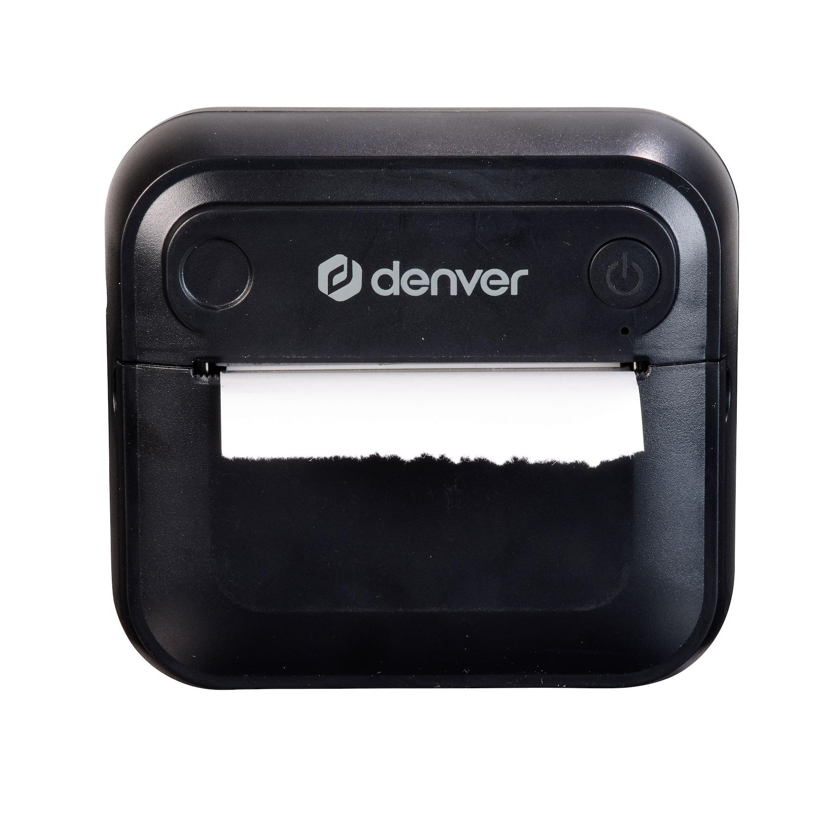 Denver MBP-32B Mobiler Thermodrucker–Bluetooth, Akkubetrieb, schwarz