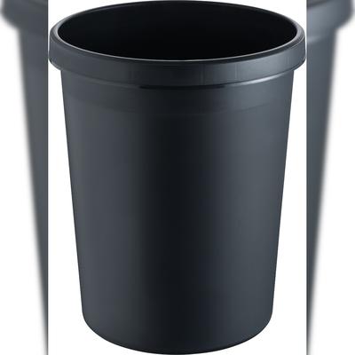 helit Papierkorb 45L - schwarz