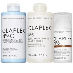 600ml Olaplex Trio Repair Set (No.4C 250 ml + No.5 250ml + No.6 100ml)