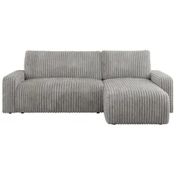 ECKSOFA ARGOS Hellgrau Cord