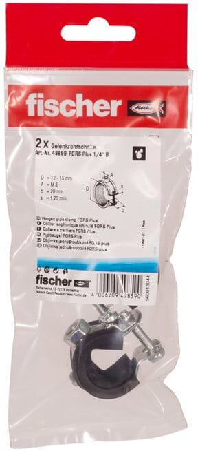 fischer collier articulé pour tuyaux FGRS Plus 1/4