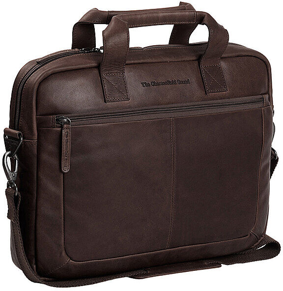 THE CHESTERFIELD BRAND Ledertasche - Laptoptasche CALVI braun B