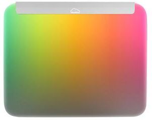Inspired Living RGB Mouse Pad Light With Monitor Sync Ambient LED Desk Lighting For Gaming Setup silver