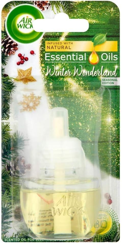 Air Wick Essential Oils Plug-In Refill – Winter Wonderland Seasonal Edition