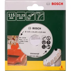Bosch Diamanttrennscheibe Turbo, 115mm - 2607019480