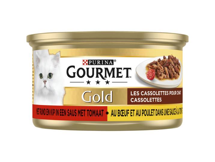 Gourmet Gold cassolette rund &amp; kip, 85 g