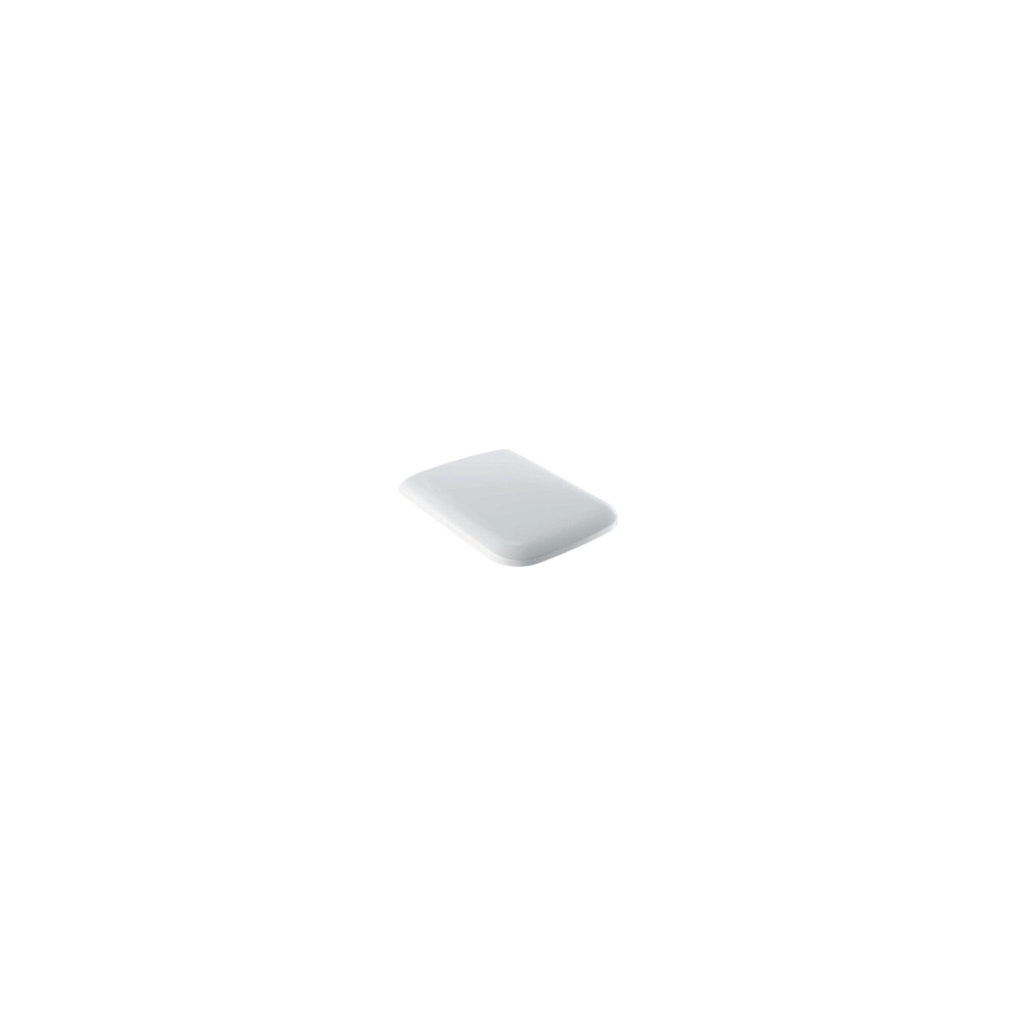 Geberit WC-Sitz iCon Square Scharn. MS verchromt, m Absenkaut., weiß (571910000)