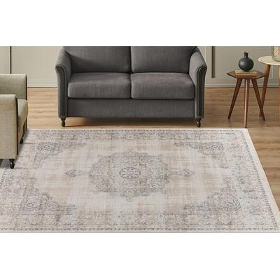 Teppich KAYOOM "Dilan 100", grau, B:160cm H:5mm L:230cm, Polyester, Teppiche, Teppich