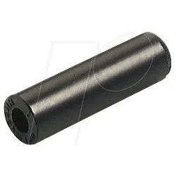 KUN 10 SW - Kupplung 4 mm, isoliert, schwarz